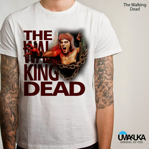 Umakuka Kaos Oblong 3D The Walking Dead